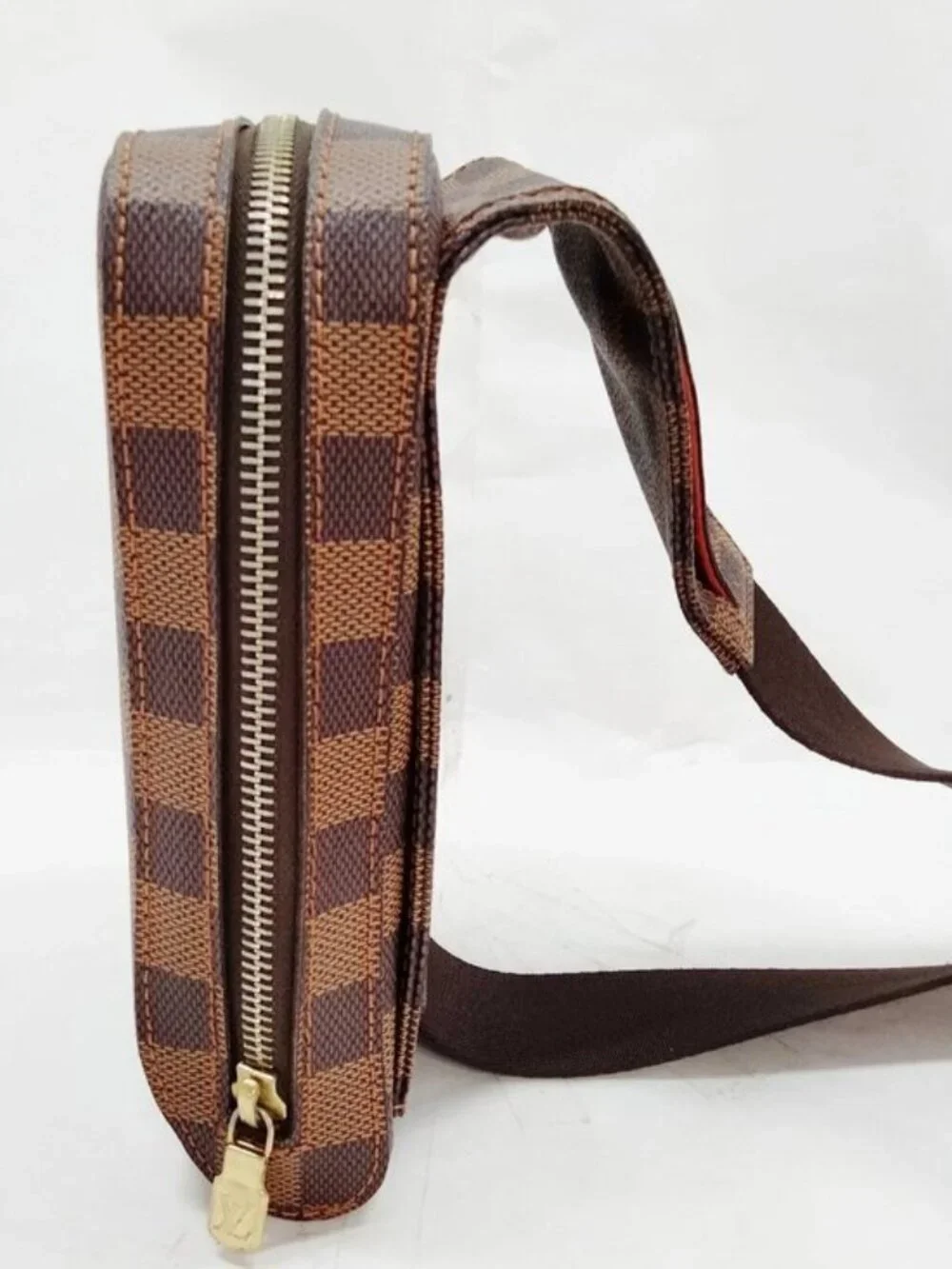 Authentic Louis Vuitton Geronimos Damier Ebene Crossbody Sling Waist Bag - Picture 4 of 16